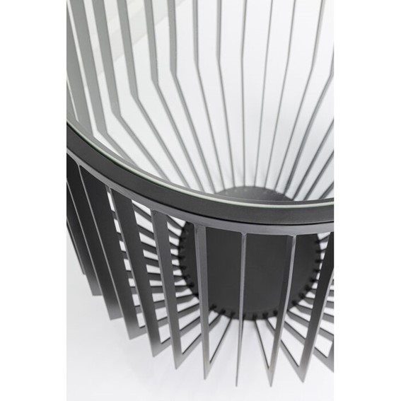 Stolik CORINNE Fi40cm Czarny