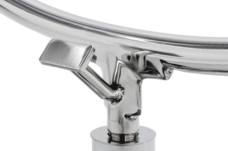 Fotel BUBBLE STAND 2 Chrom/Transparentny