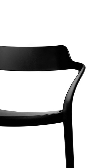 Krzesło Gloria 54x57x79 Czarny