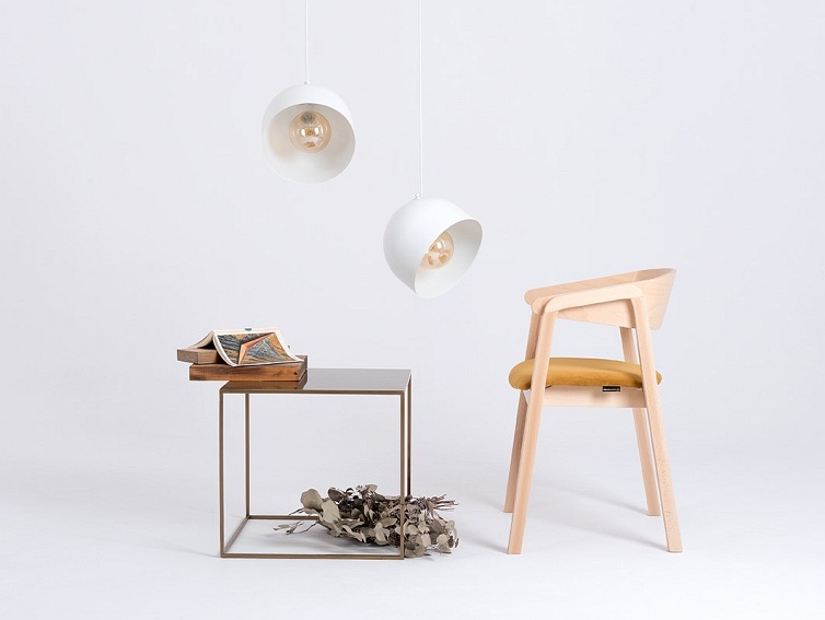 Stolik Kawowy TENSIO METAL 50 Złoty