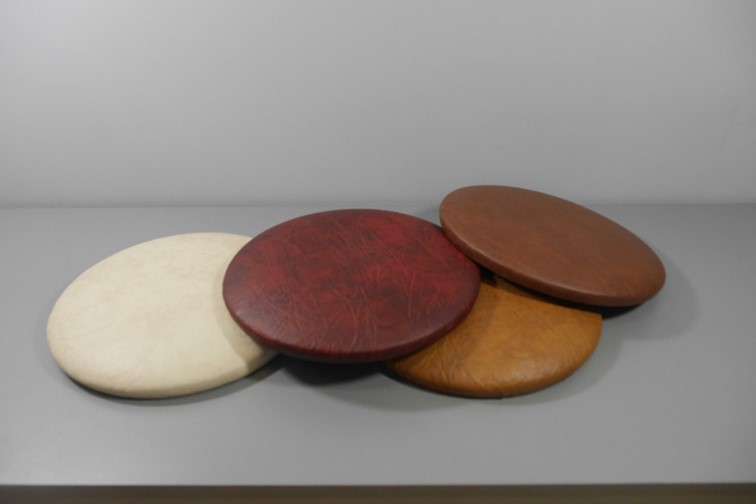 Taboret TOP Chrom/Bordo (W-12)