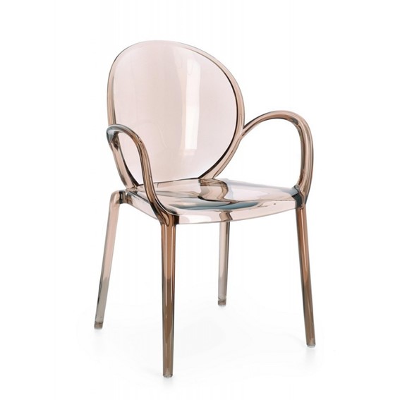 Krzesło Ogrodowe CAMILLA Brązowy