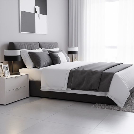 Lampa Biurkowa KARBON LN1 Czarny/Szary