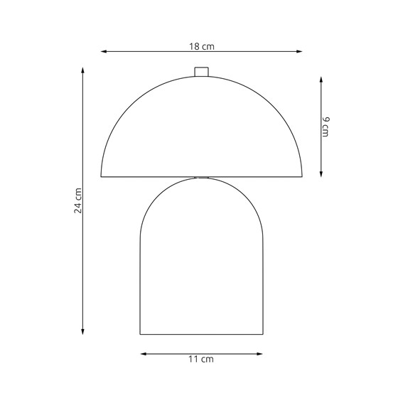 Lampa Stołowa MUSH LN2 Biały
