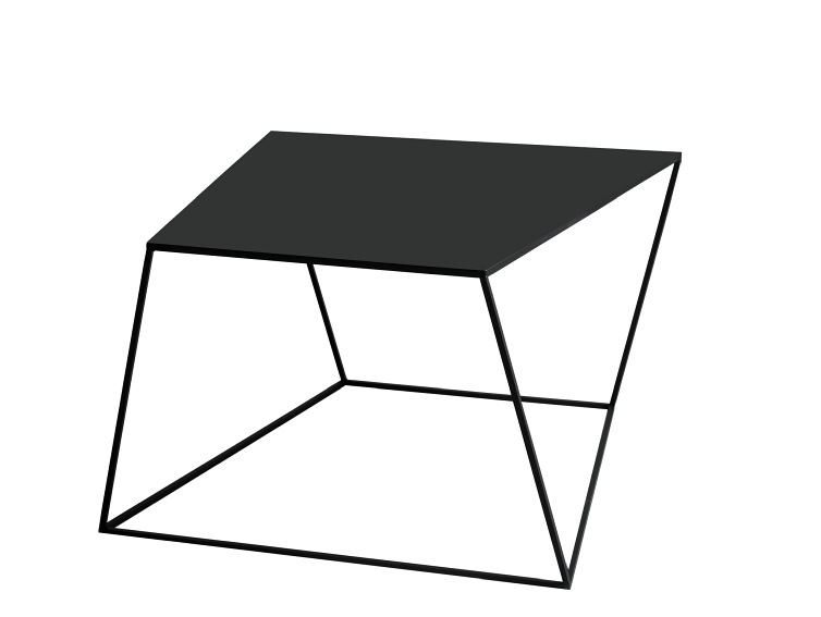 Stół kawowy ZAK METAL 80 Czarny