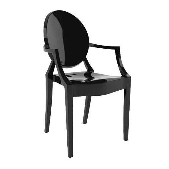 Krzesło LOUIS Czarny