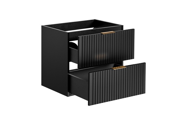 Szafka pod Umywalkę Adel Black 82-60-B-2S 46x60x57 Czarny