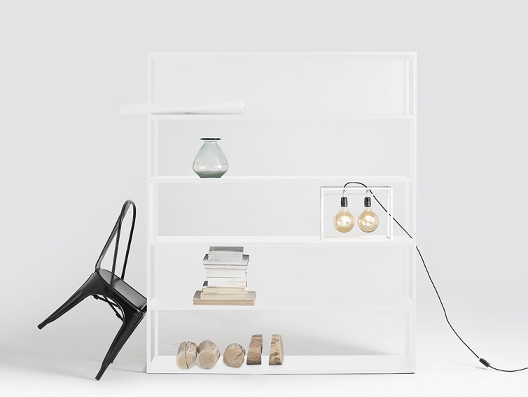 Regał Hyller Side Metal 150x180 Biały