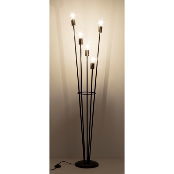 Lampa Podłogowa TORCH Czarny