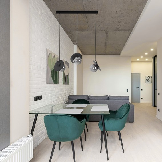 Lampa Wisząca FERMI K-5384 Czarny/Grafitowy