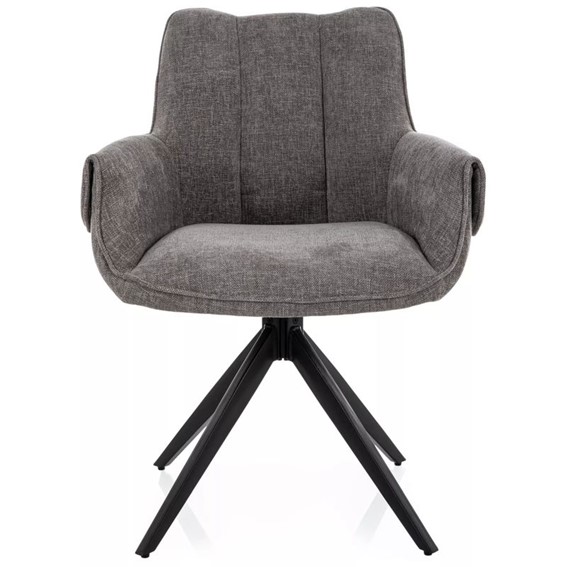 Krzesło GIO Szary/Czarny Mat