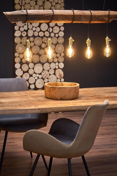 Stół Rozkładany DICKSON (150-210)x90 Naturalny/Czarny