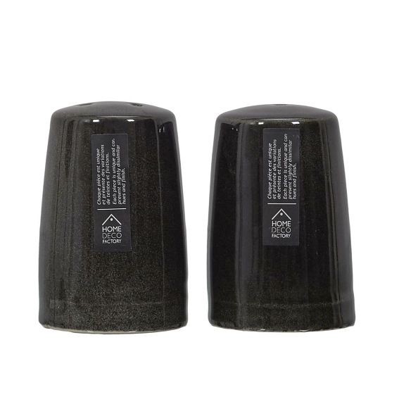 Zestaw Solniczka i Pieprzniczka NERGO Czarne