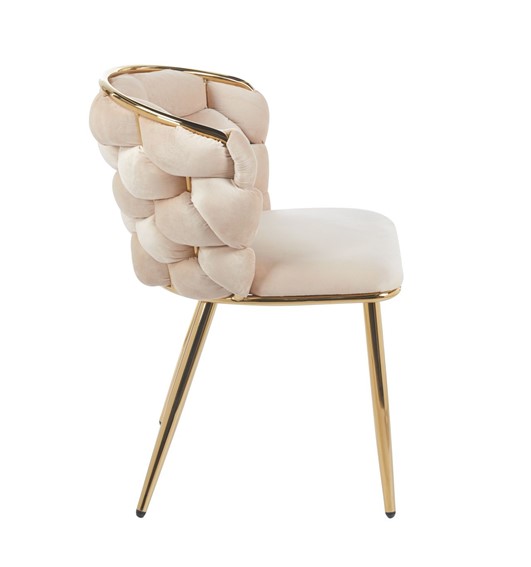 Krzesło Velvet K47-FX (B) Beżowy