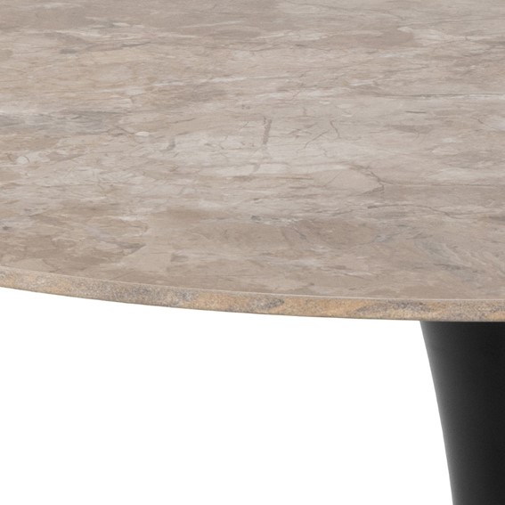 Stół MALTA Fi90cm Brązowy