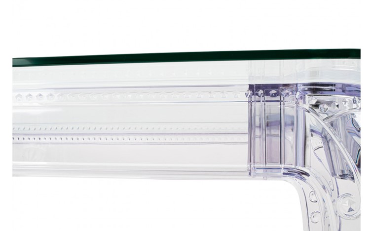 Stół KING 160x100 Transparentny