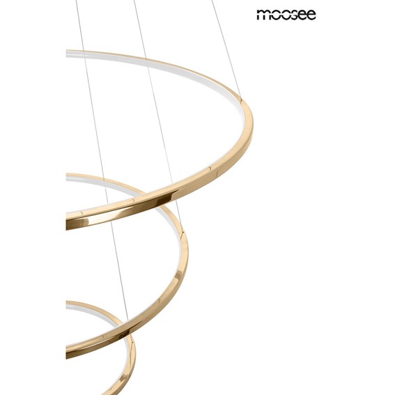 Lampa Wisząca RING SLIM XL Złoty/Biały