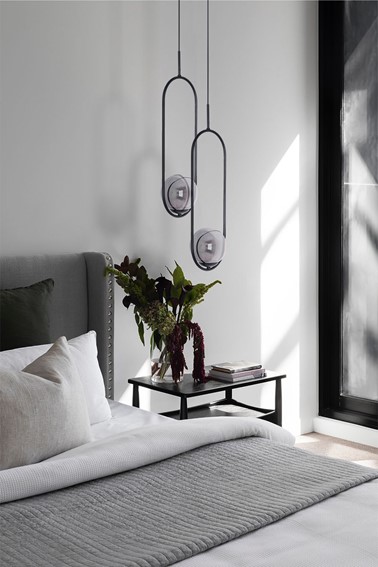 Lampa Wisząca DAVOS K-5110 Czarny/Grafitowy