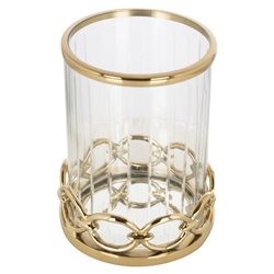 Świecznik JAYCE Złoty