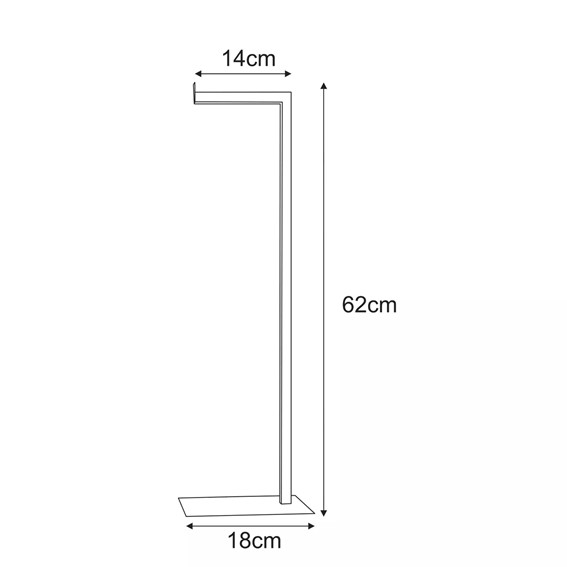 Stojak na Papier Toaletowy KS-58 Biały