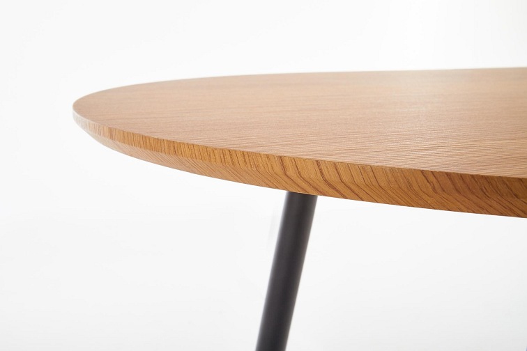 Stół Rozkładany COLORADO (160-120)x80 Dąb/Złoty