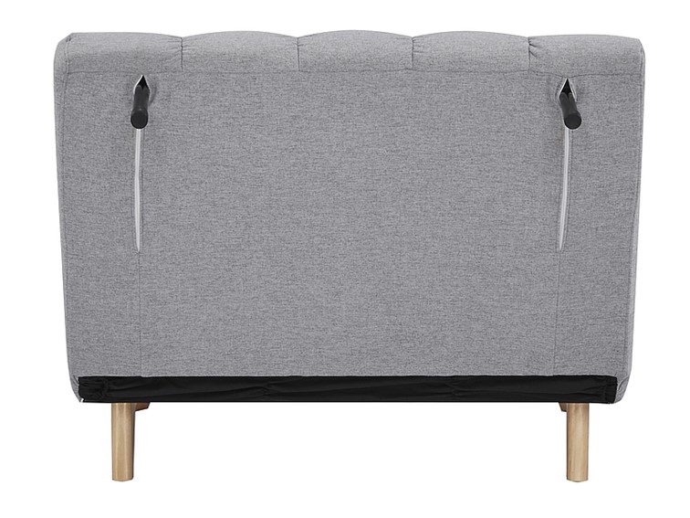 Fotel BILLY Buk/Szary TAP.137