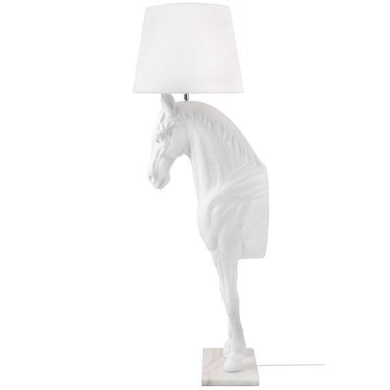 Lampa Podłogowa Koń HORSE Stand M Biały
