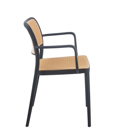 Krzesło K31-FX (B) Naturalny/Czarny