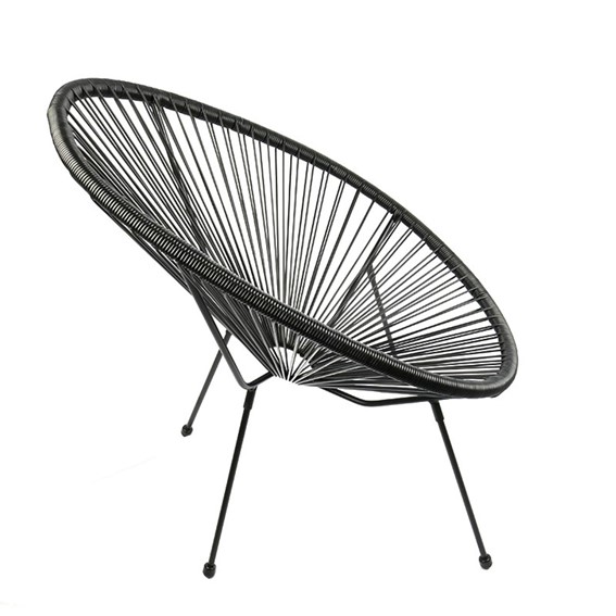 Krzesło K15-FX Technorattan Czarny