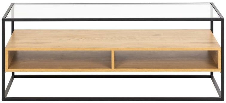 Szafka RTV RANDOLF Szkło/Dąb