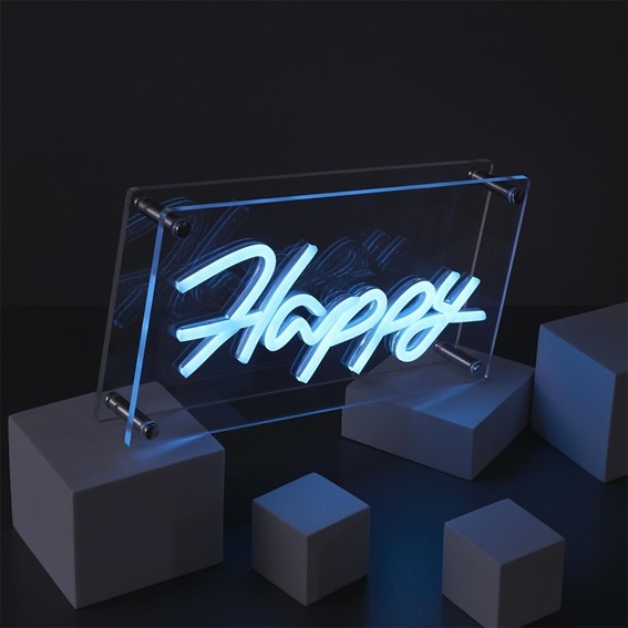 Lampka HAPPY Neon LED