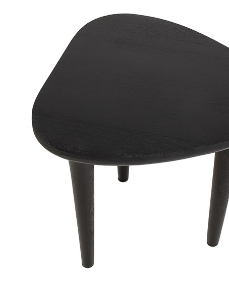 Stolik LAMINAR 49x48cm Czarny