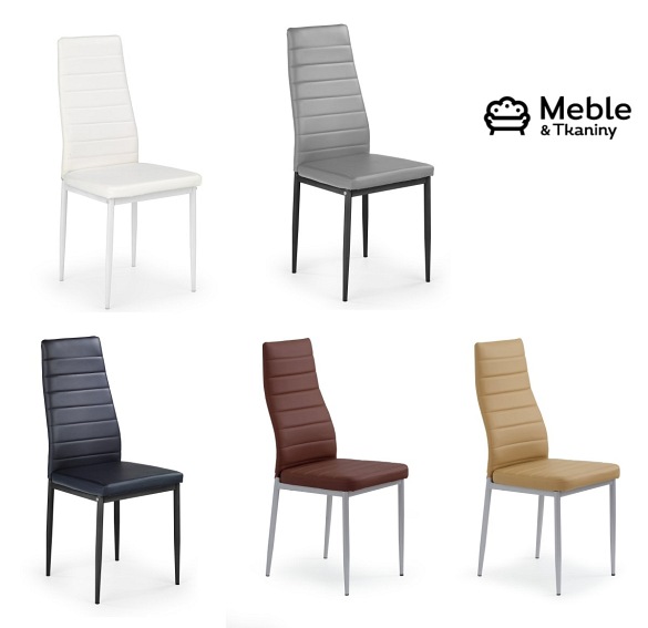 Krzesło K70 Jasny Brąz Ekoskóra