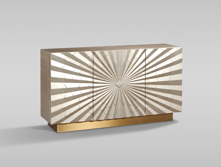 Komoda STILIG ST802 Złoty/Srebrny