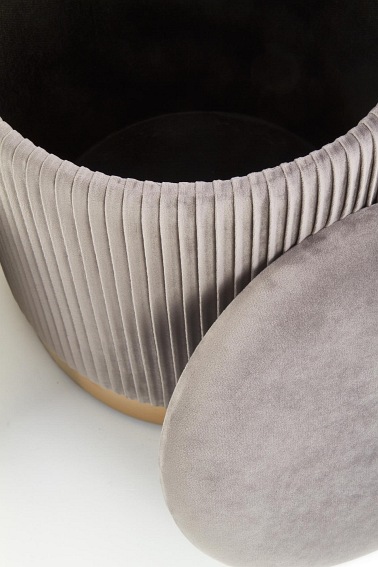 Zestaw Puf MONTY Popiel