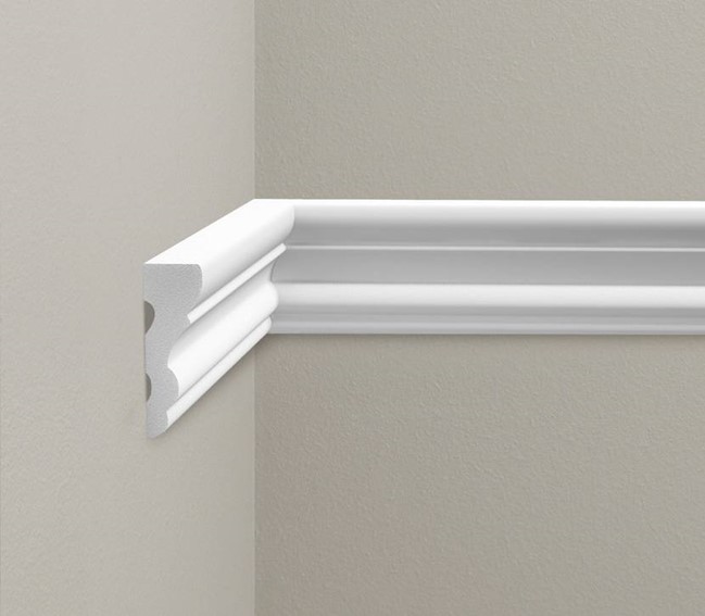 Listwa Naścienna Gładka LNG-05 240 cm Biały
