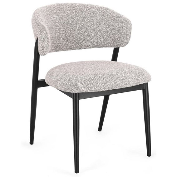 Krzesło CASSANDRA Czarny/Szary