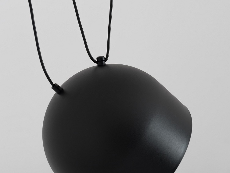 Lampa Wisząca Popo L 1 27x23x250 Czarny