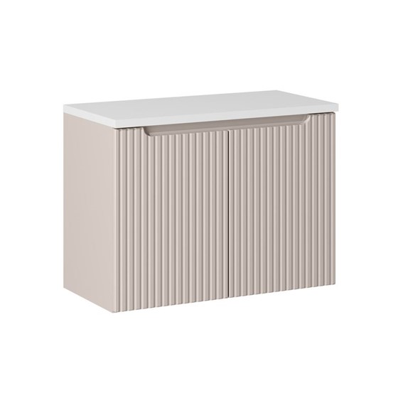 Zestaw Meblowy NOVA 80cm Biały Mat/Kaszmirowy Mat