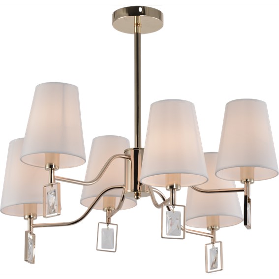 Żyrandol HELLA 6 Złoty