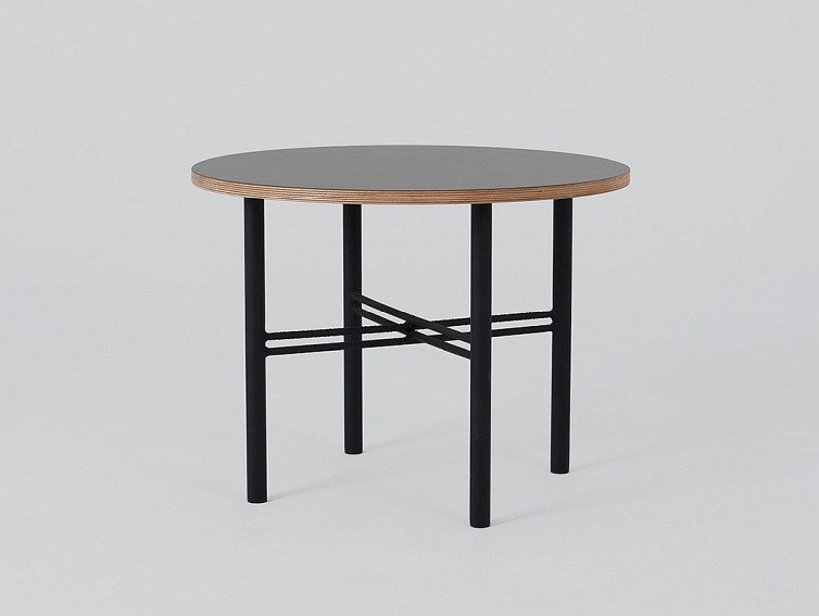 Stolik Kawowy PENTO 60 Czarny/Naturalny