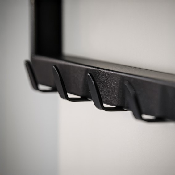 Wieszak/Półka KS-43 KEY HANGER Czarny/Dąb