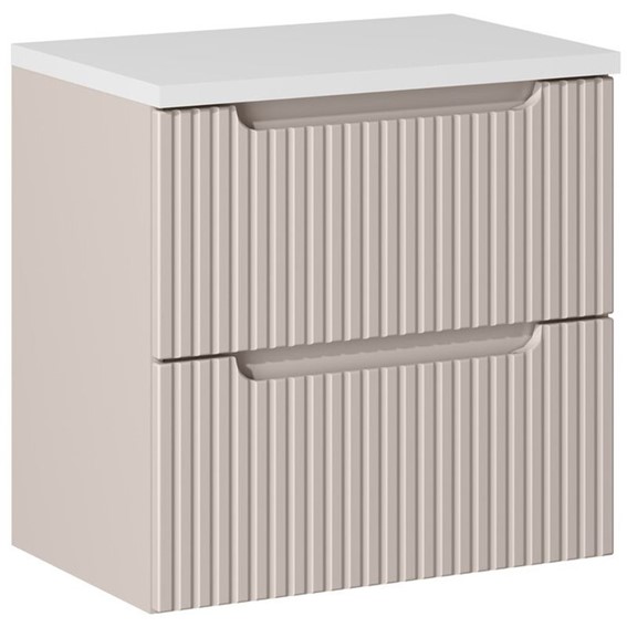 Zestaw Meblowy NOVA 60cm Kaszmirowy Mat/Biały Mat