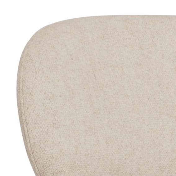 Krzesło LYRIC Beżowy/Chrom