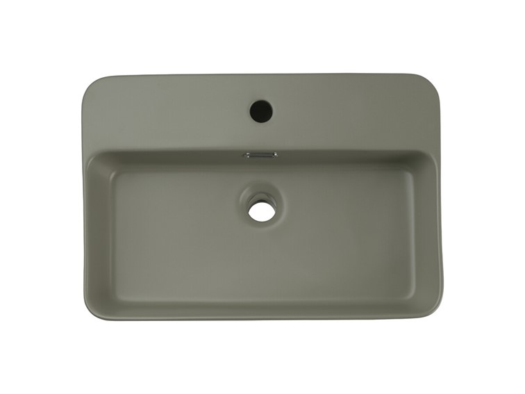 Umywalka Nablatowa TRUST Zielony Mat