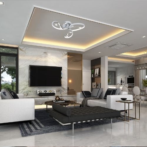 Lampa Sufitowa NATALIE 3 Chromowany