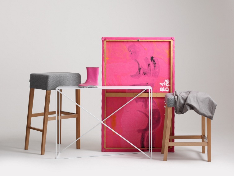 Konsola MEMO Metal 100x30 Biały