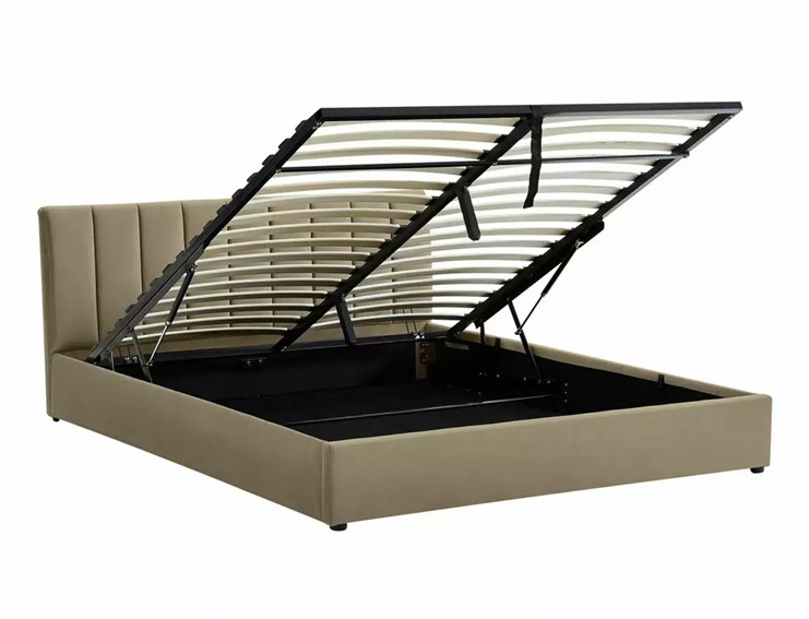 Łóżko MONTREAL Velvet 120x200 Beżowy Bluvel 28