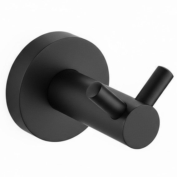 Wieszak Łazienkowy LEO 5605 Czarny