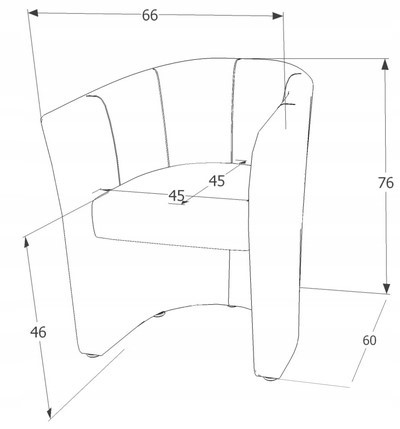 Fotel TM-1 Velvet Wenge/Czarny Bluvel 19